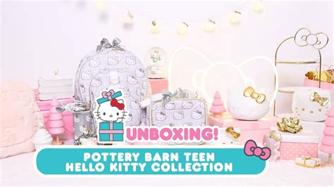 pottery barn x hello kitty